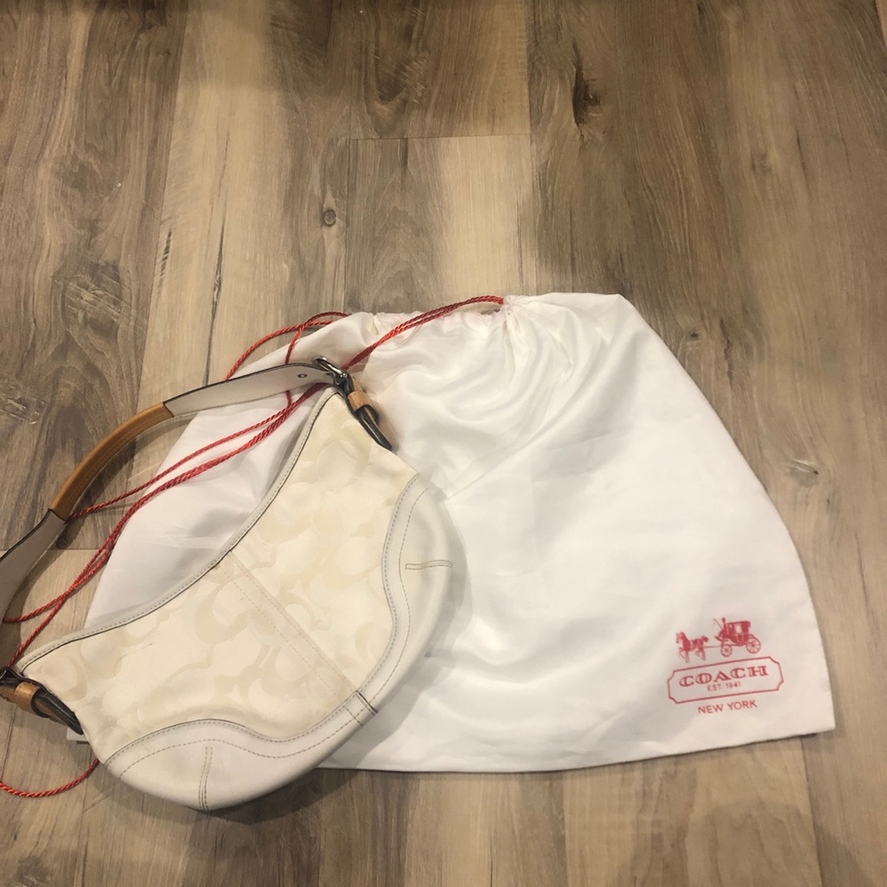 White coach purse